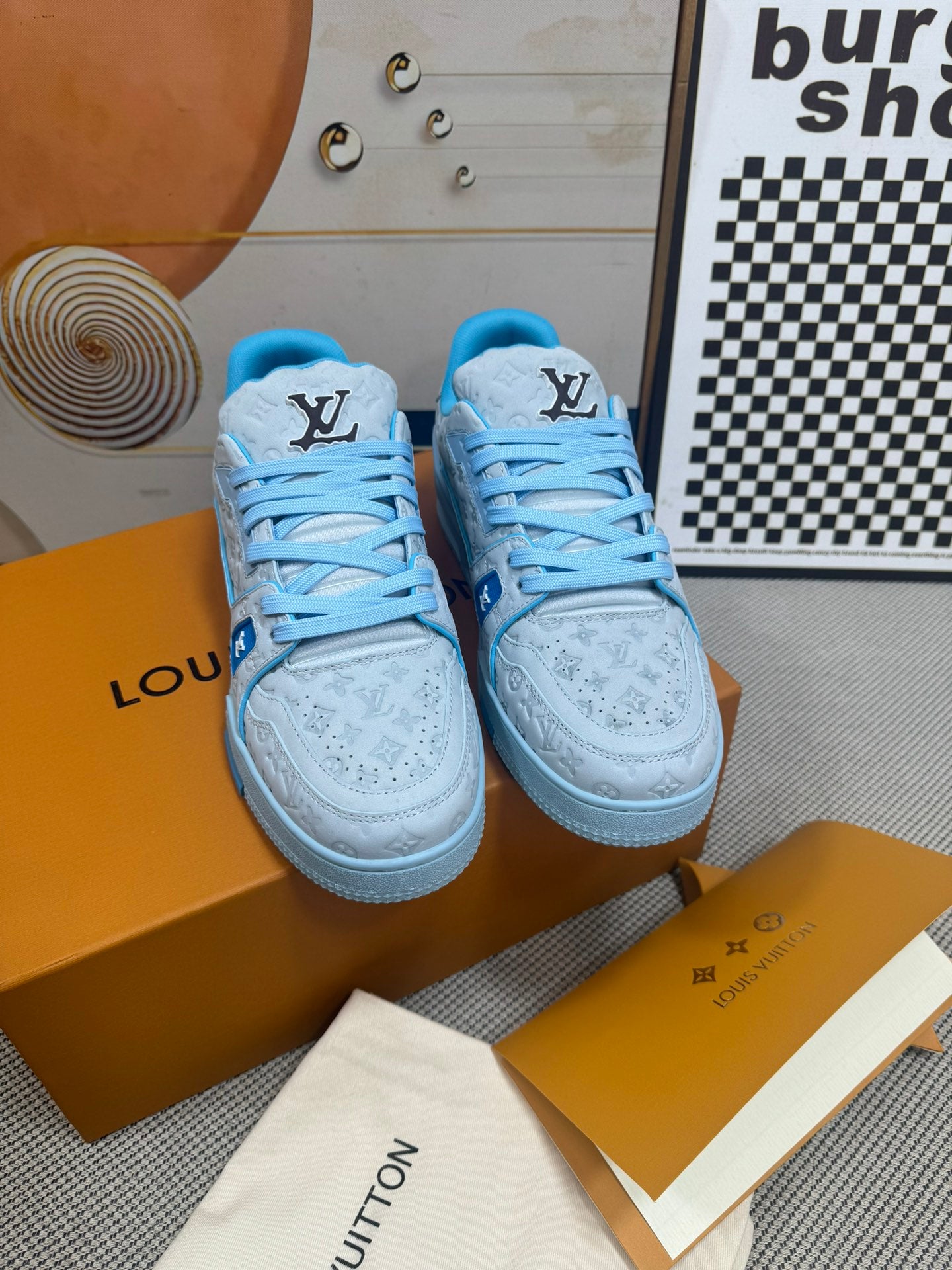 Louis Vuitton Trainer Baby Blue