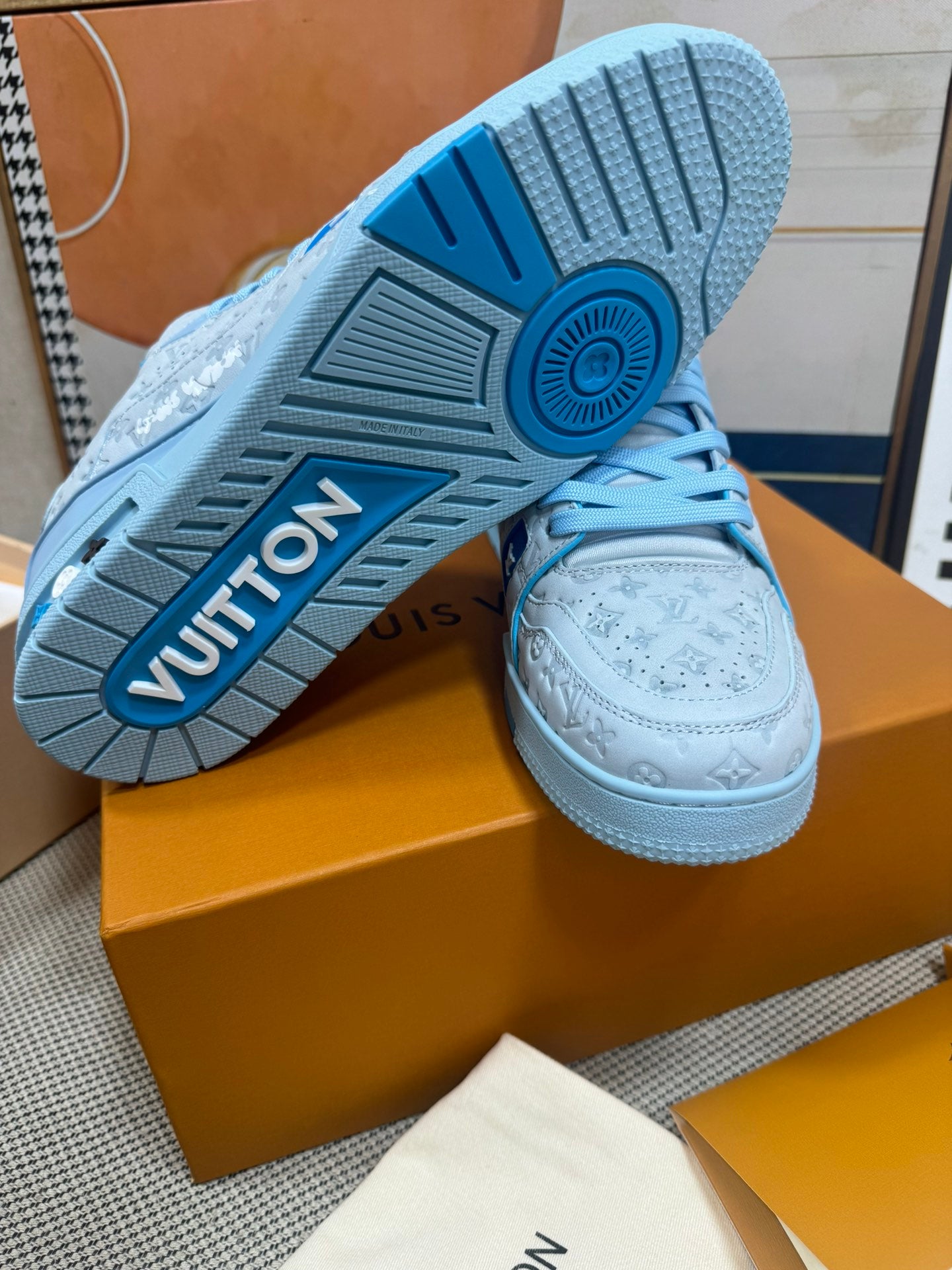 Louis Vuitton Trainer Baby Blue