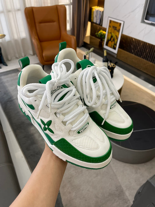 Louis Vuitton Trainer High Green