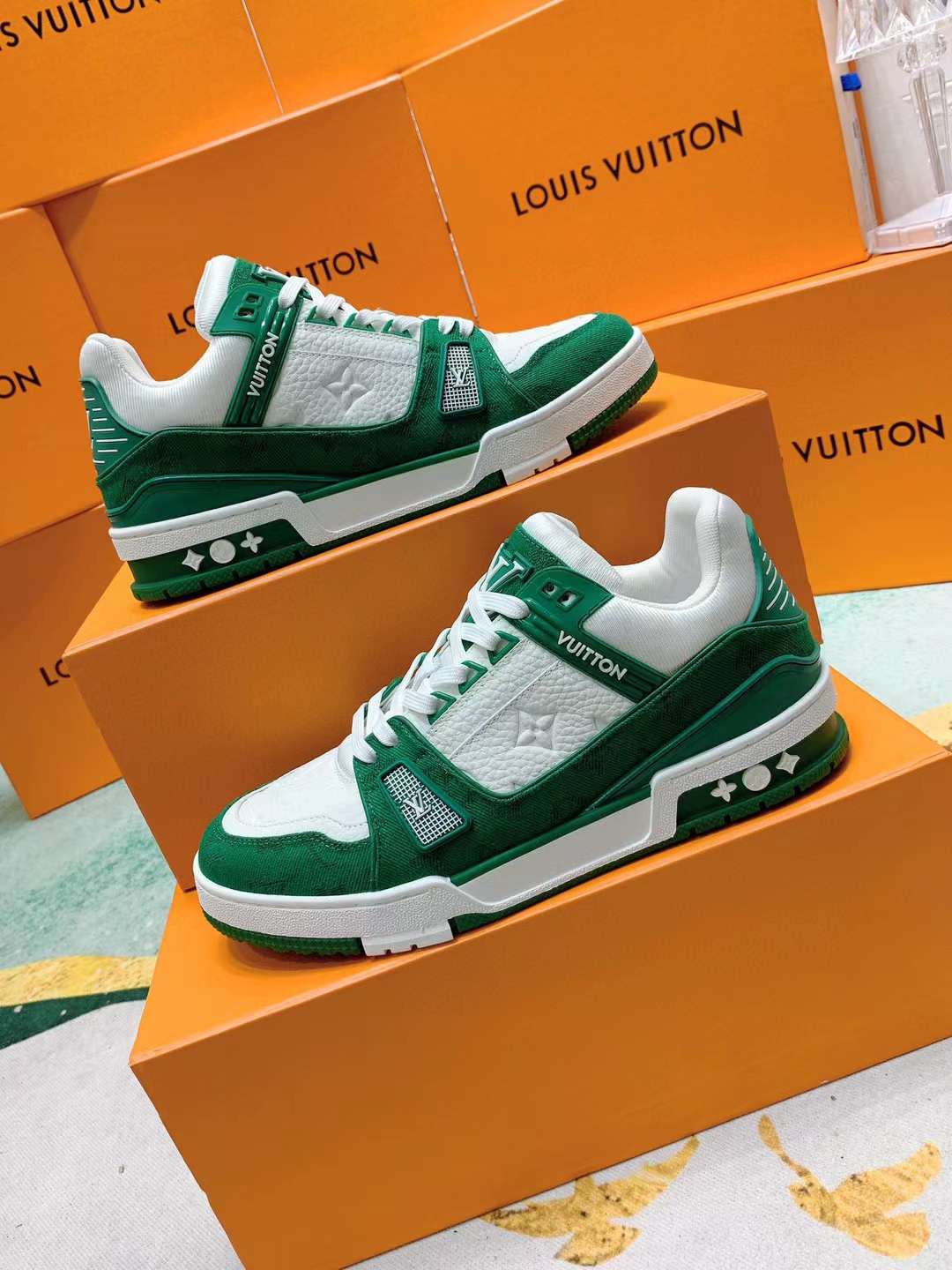 Louis Vuitton Trainer Green