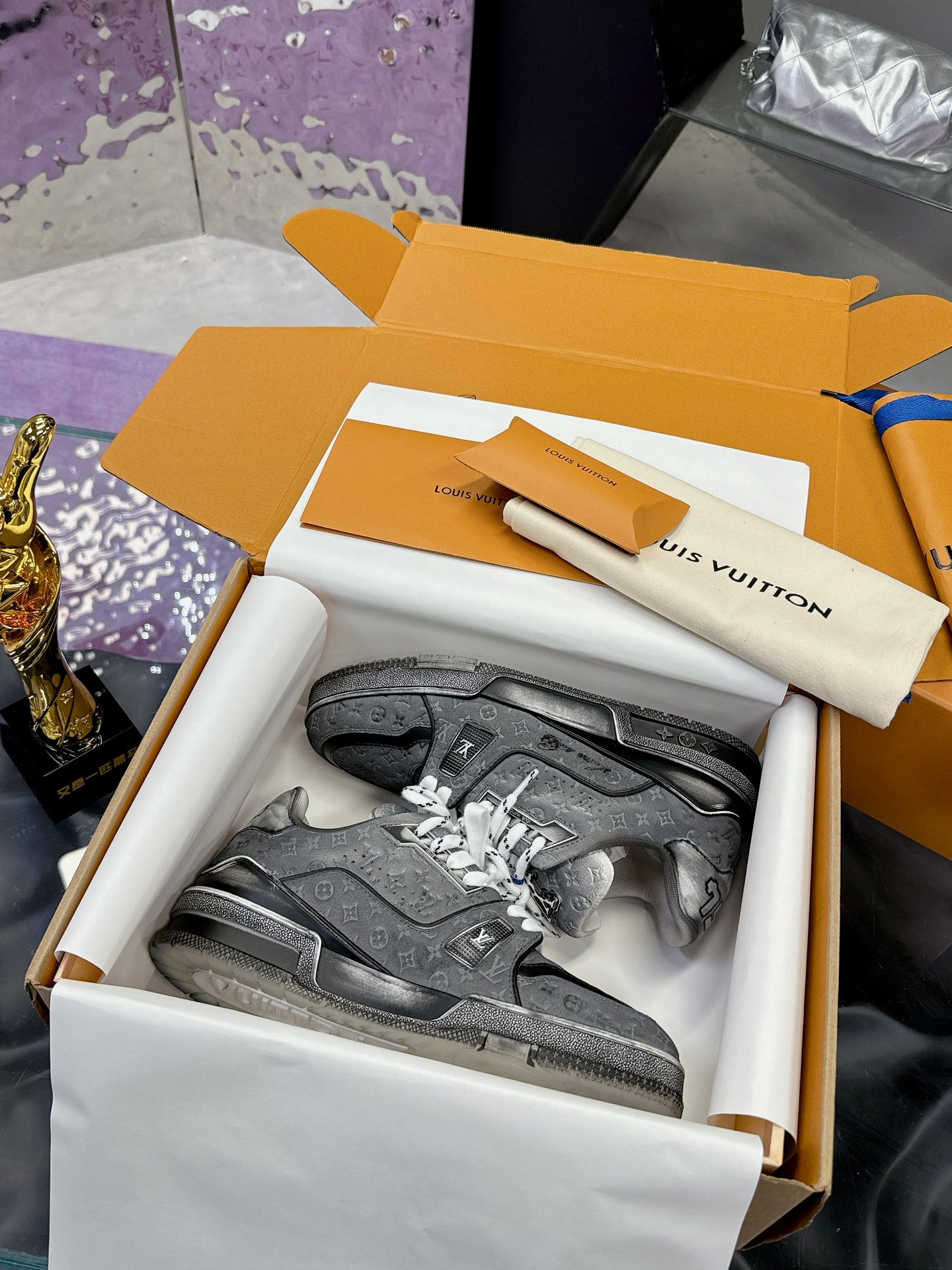 Louis Vuitton Trainer All Grey