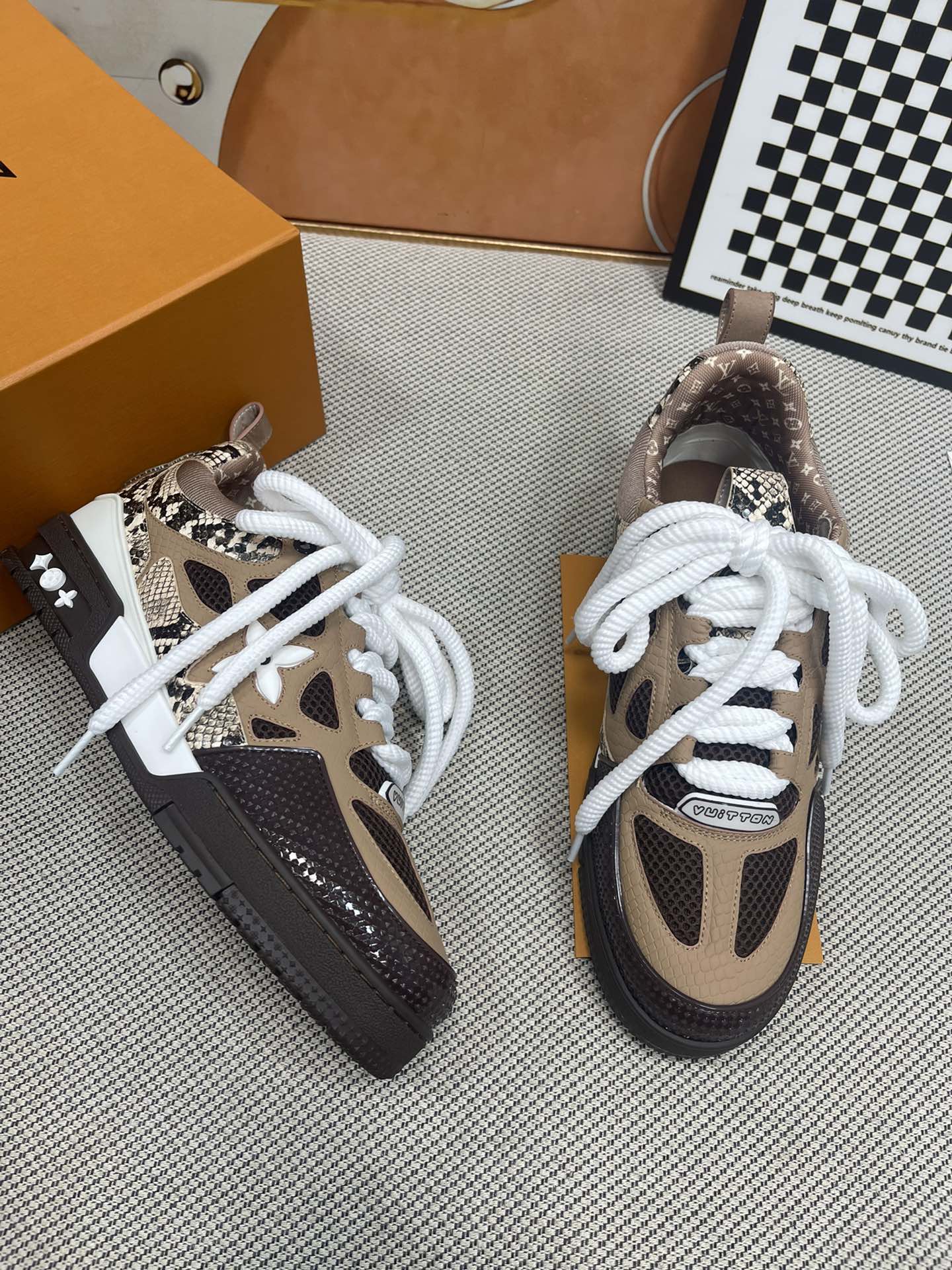 Louis Vuitton Trainer Brown