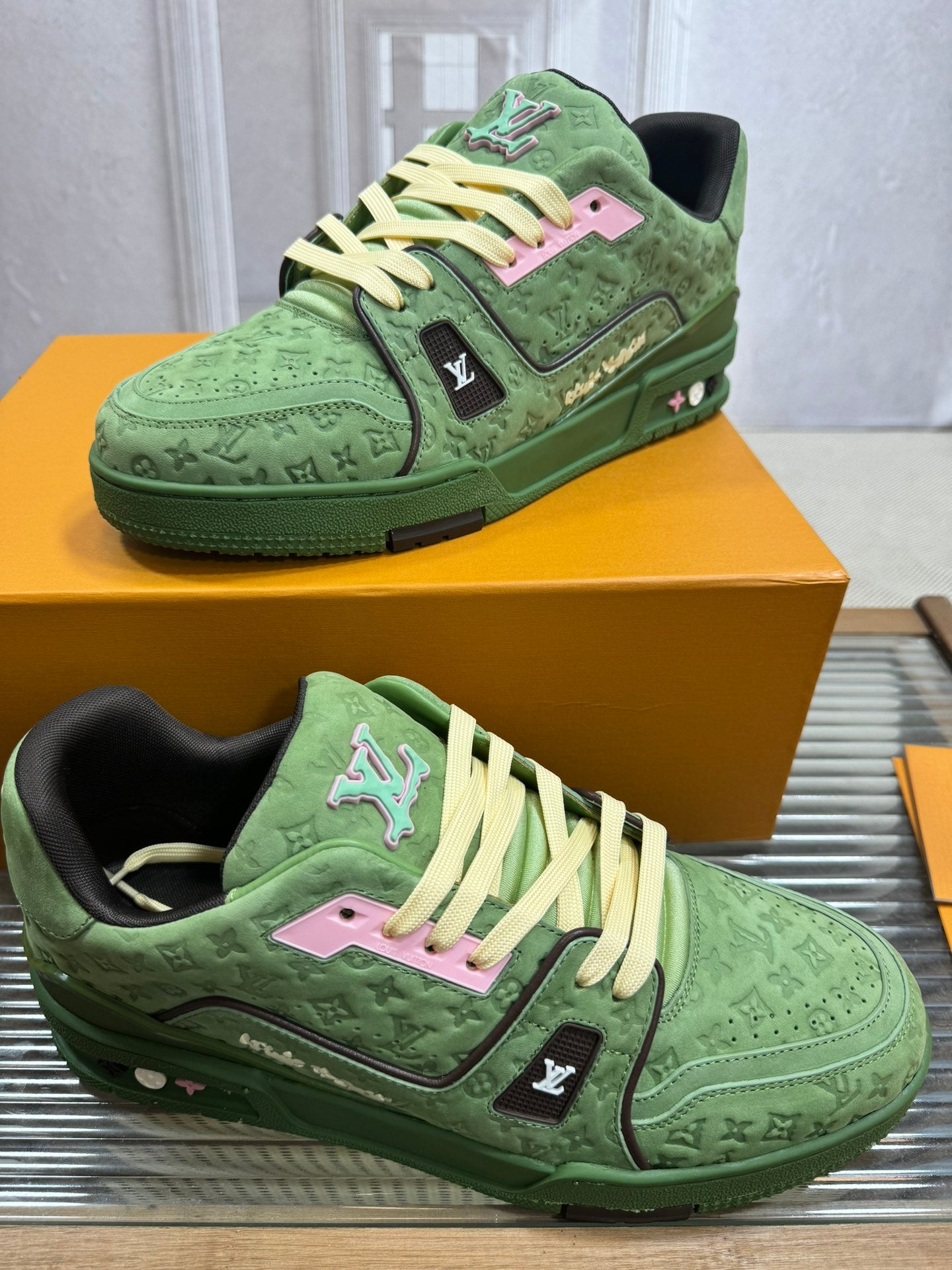 Louis Vuitton Trainer Lime Green