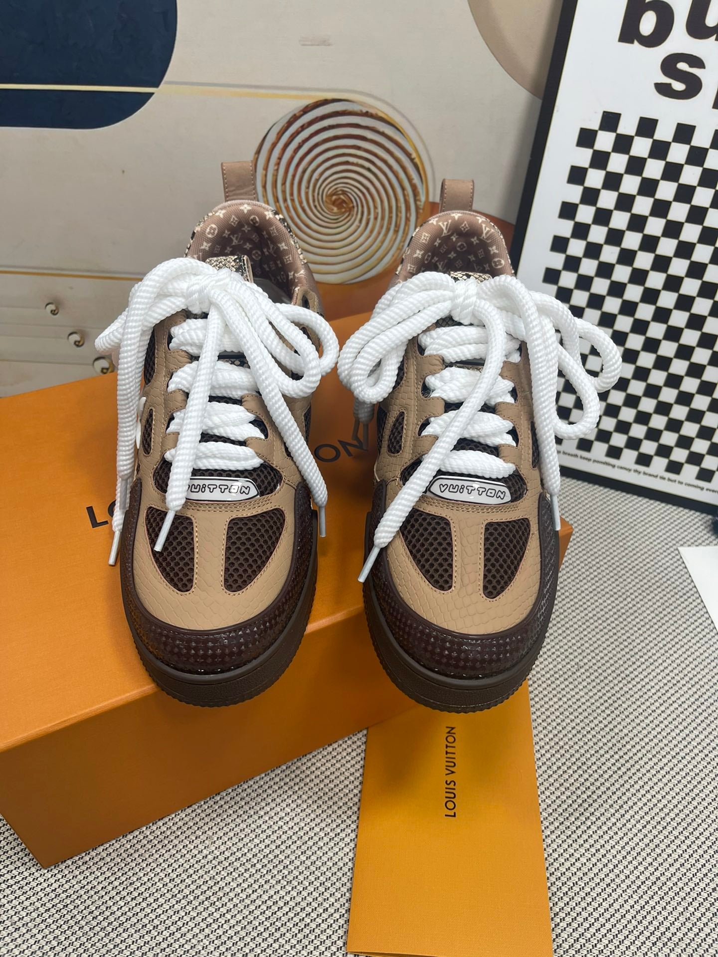 Louis Vuitton Trainer Brown