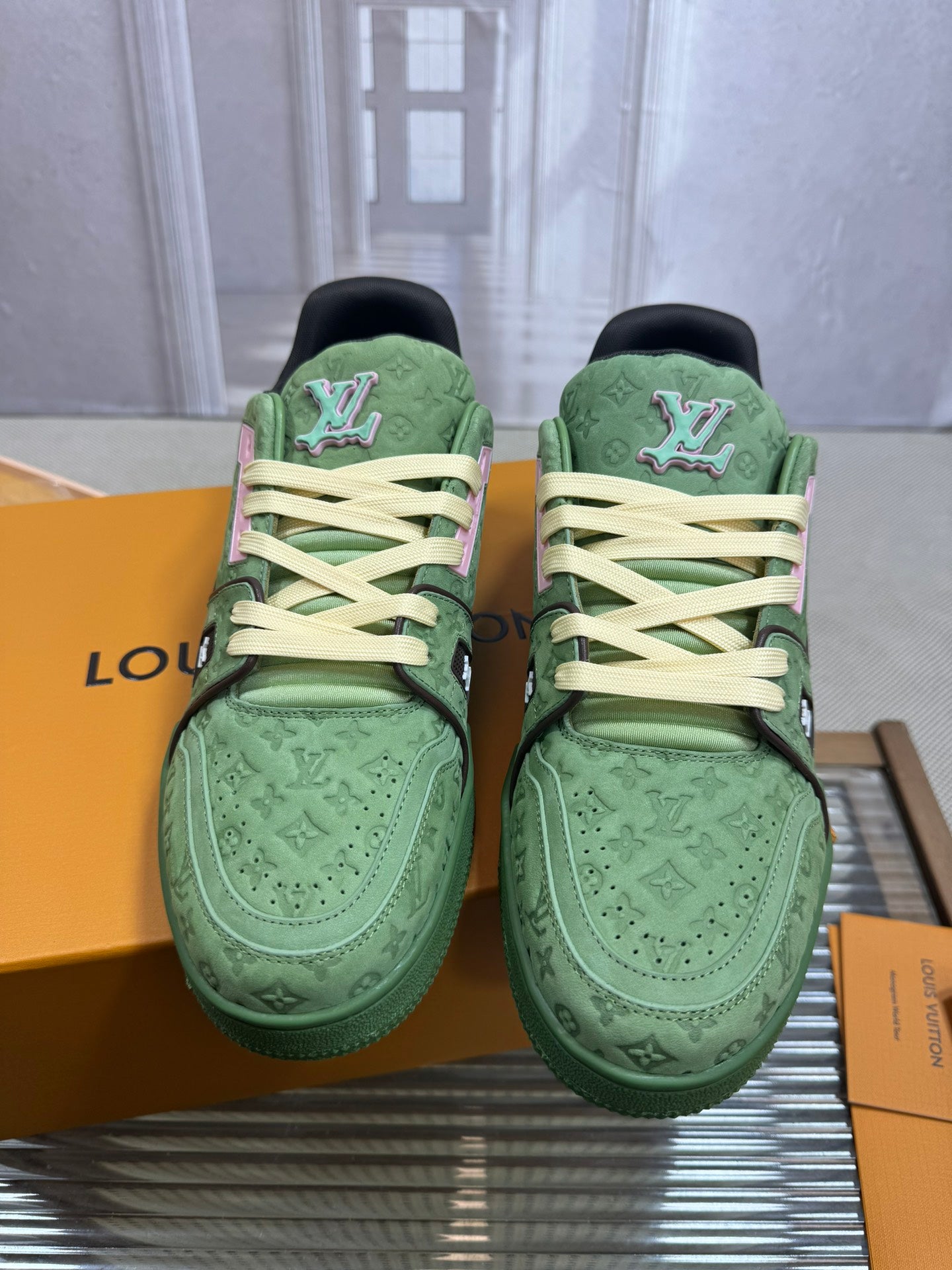 Louis Vuitton Trainer Lime Green