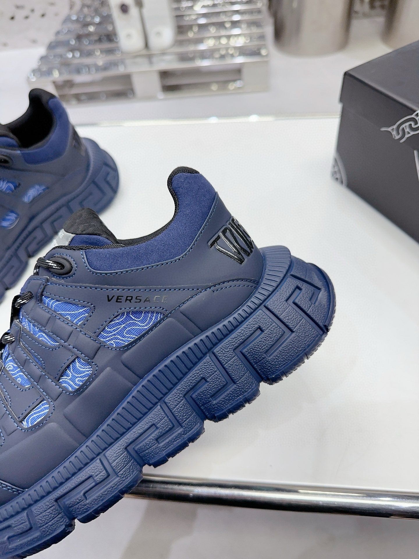 Versace Trigreca Sneakers Blue