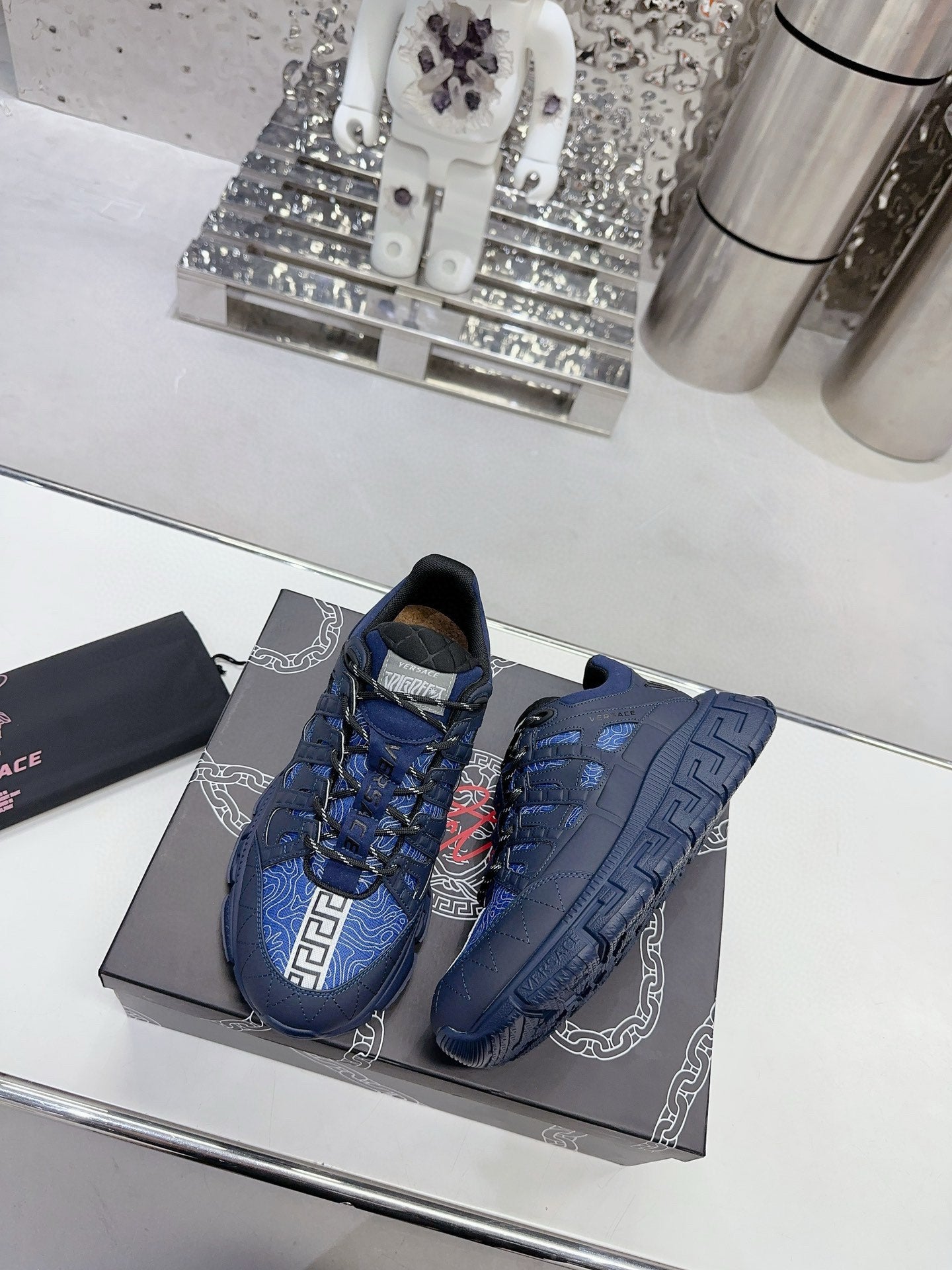 Versace Trigreca Sneakers Blue