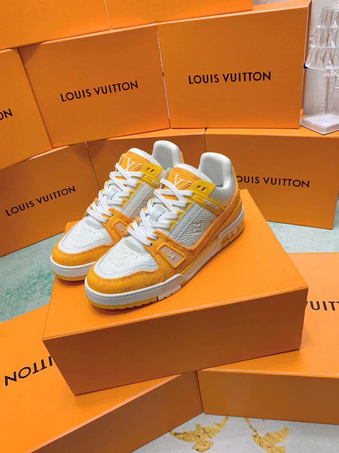 Louis Vuitton Trainer Orange