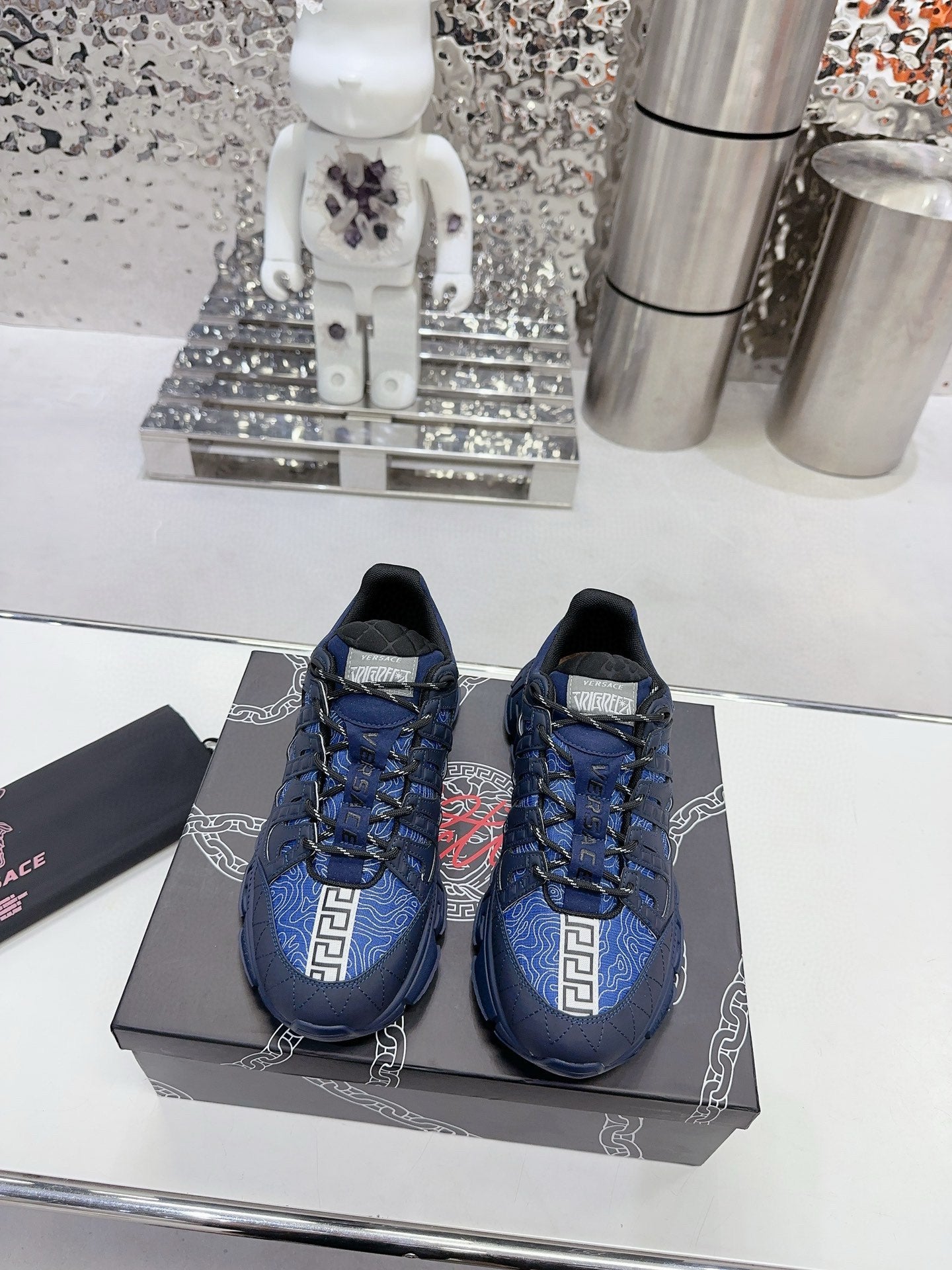 Versace Trigreca Sneakers Blue