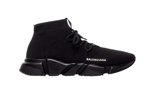 Balenciaga Speed Trainer Lace Up Black