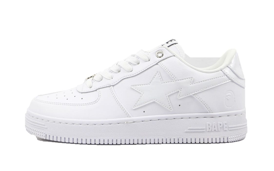 Bape STA Low White