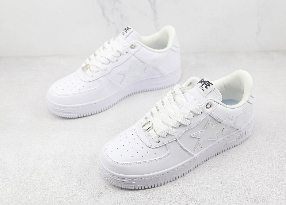 Bape STA Low White