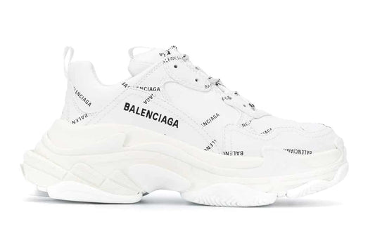 Balenciaga Triple S 490 White Logo