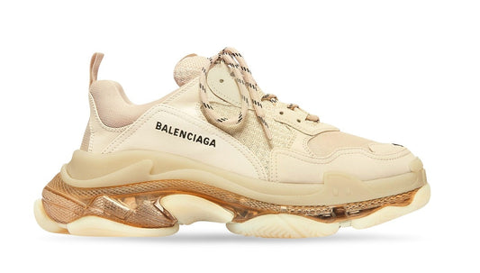 Balenciaga Triple S Clear Sole Beige