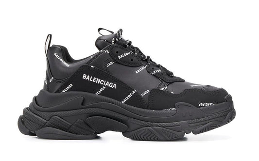 Balenciaga Triple S Black Logo