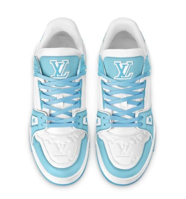 Louis Vuitton Trainer Sneaker Sky Blue