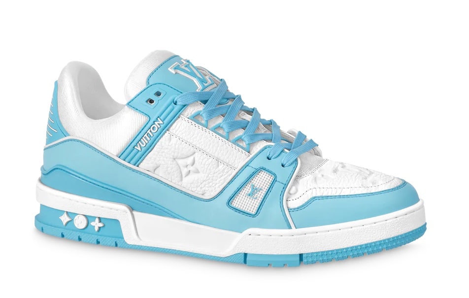 Louis Vuitton Trainer Sneaker Sky Blue