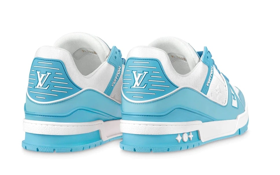 Louis Vuitton Trainer Sneaker Sky Blue