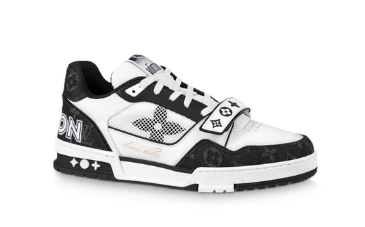 Louis Vuitton Trainer Sneaker Black White