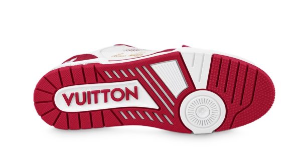 Louis Vuitton Trainer Sneaker Red White