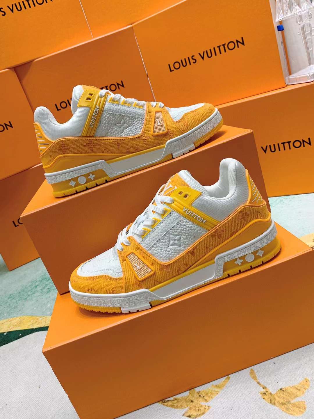 Louis Vuitton Trainer Orange