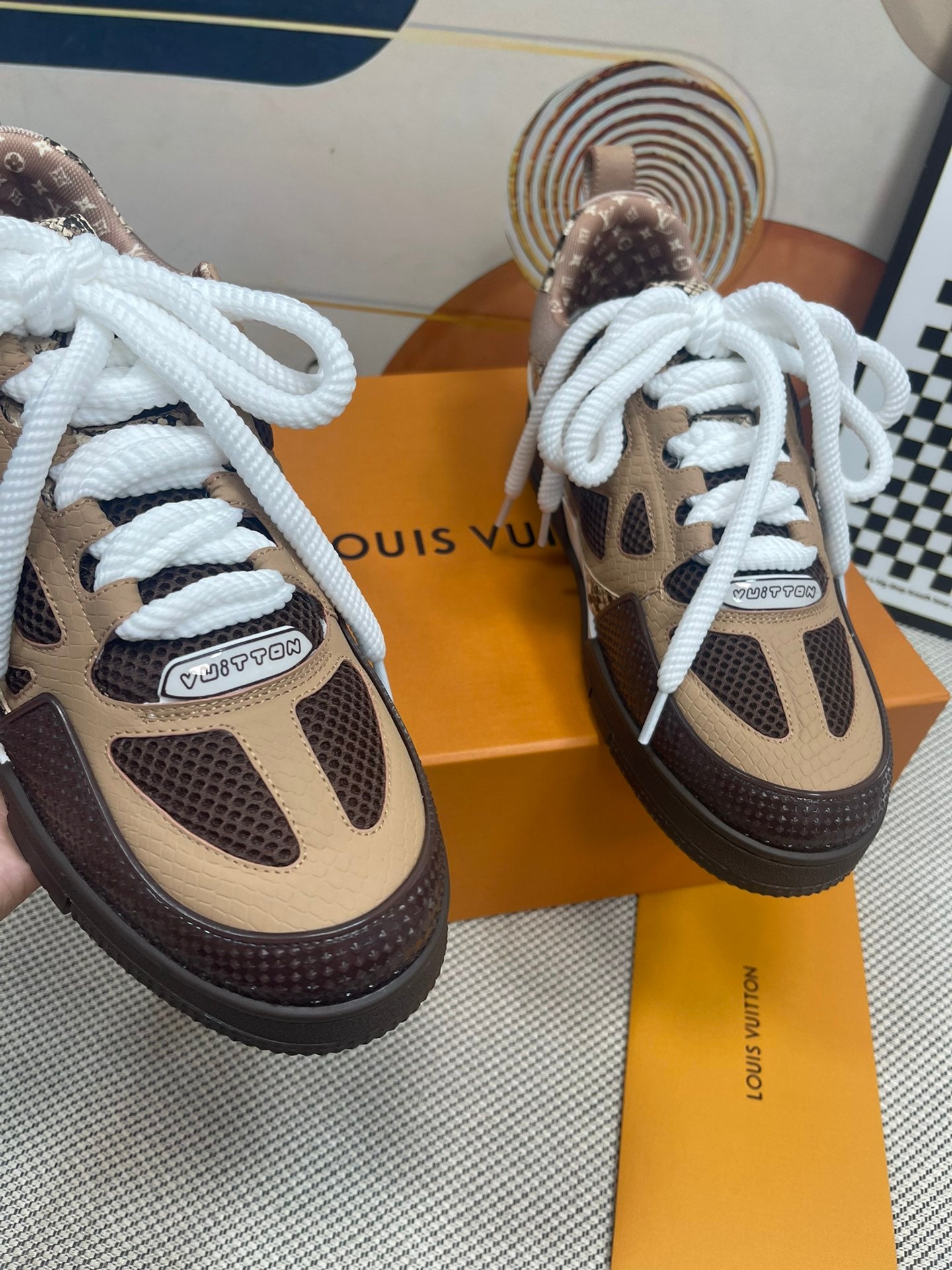 Louis Vuitton Trainer Brown