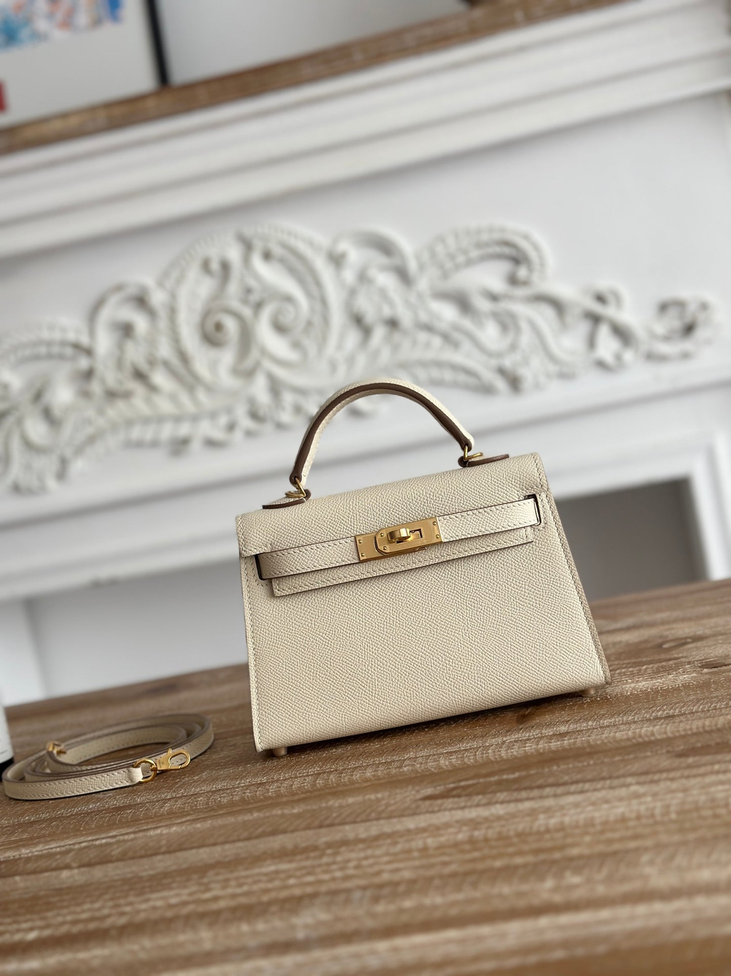 Hermes Kelly Creme