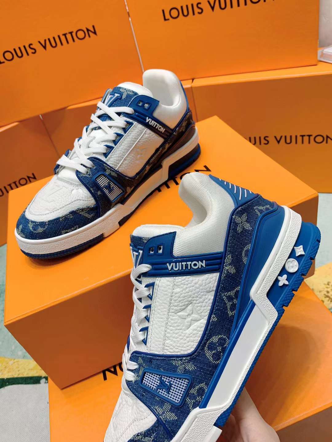 Louis Vuitton Trainer Blue