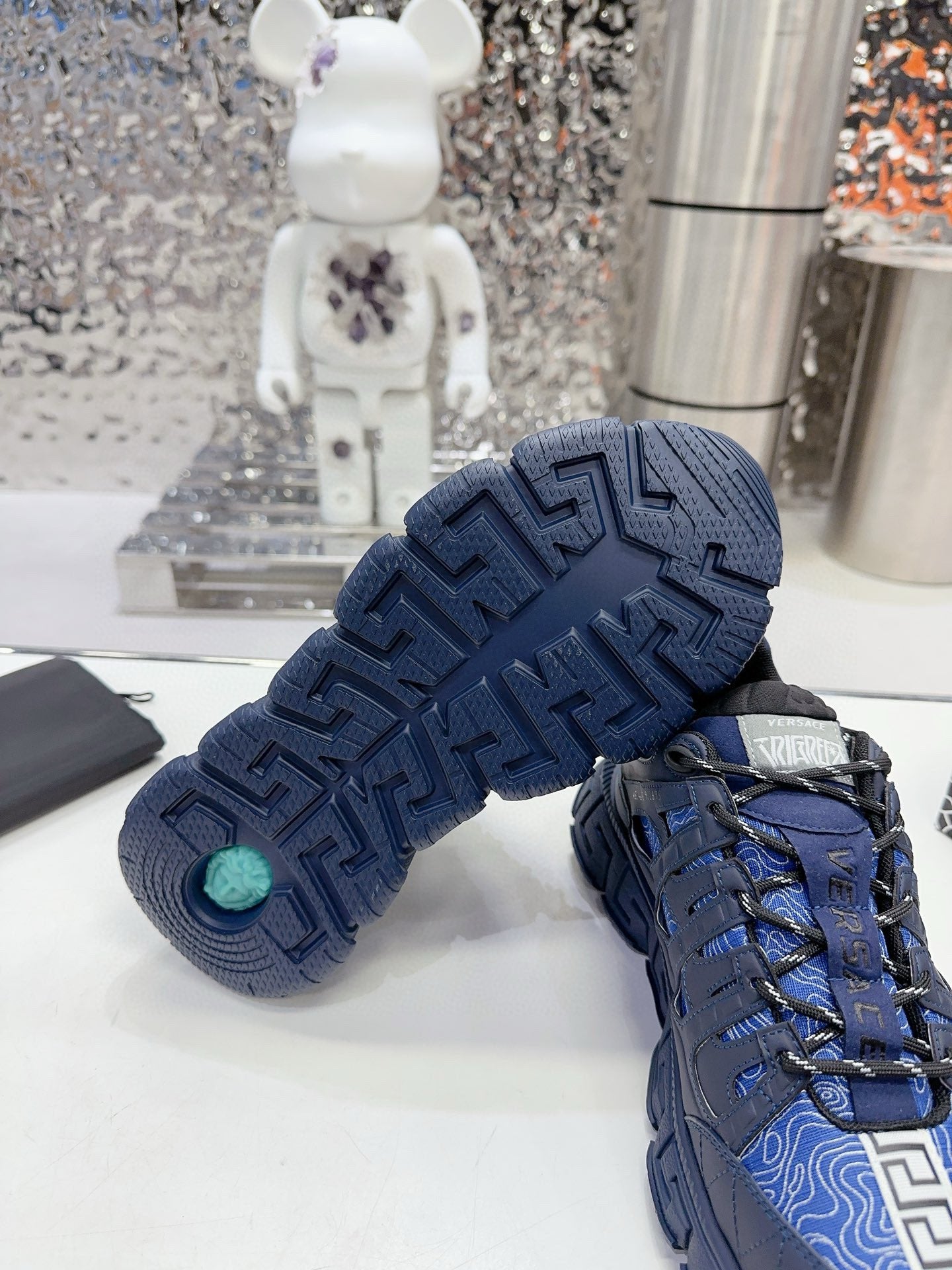 Versace Trigreca Sneakers Blue