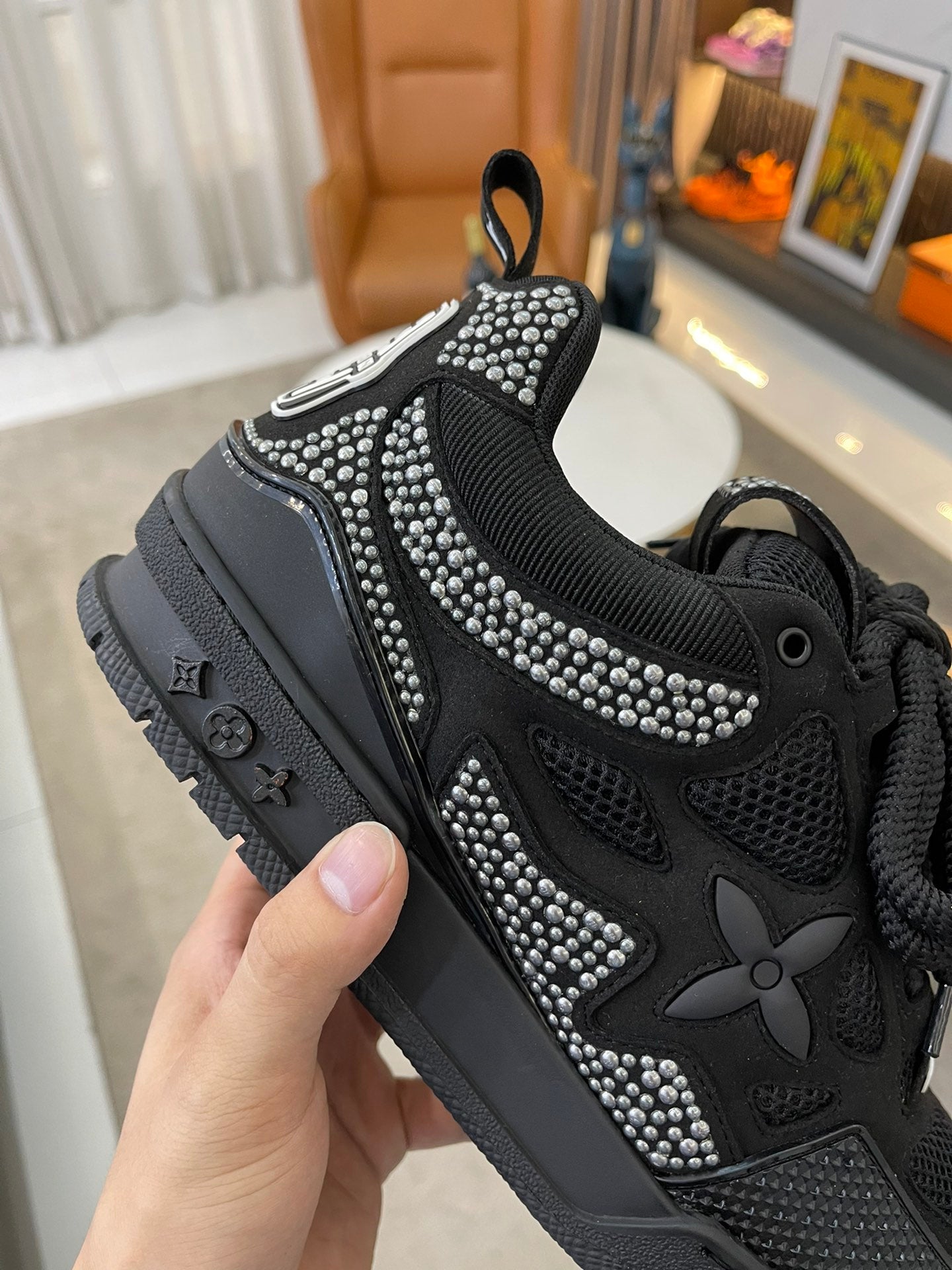 Louis Vuitton Trainer High All Black