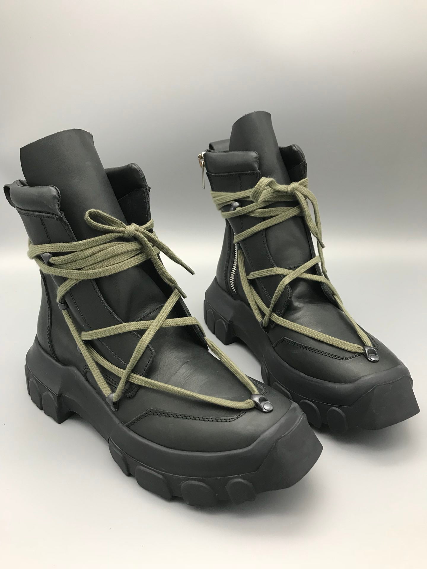 Rick Owens Boots Lime Green