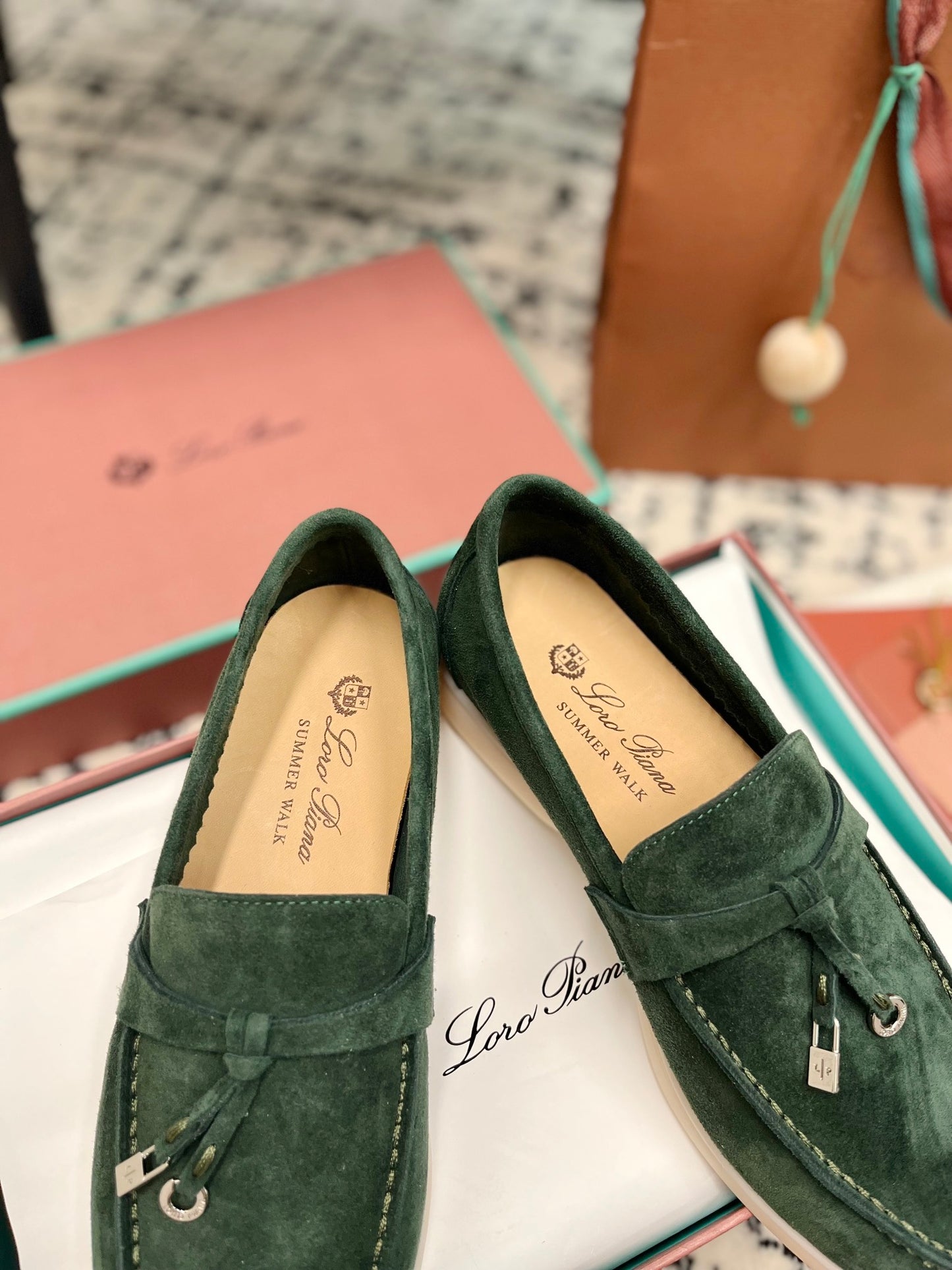 Loro Piana Loafer Green